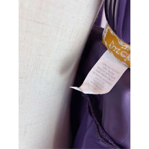 Vintage Purple Gown 90s Y2K Fairy Grunge Vibes - Picture 7 of 7